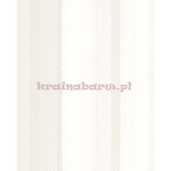 Nowoczesna  tapeta w pasy w odcieniach rozbielonych szarości i bieli z połyskującymi kropeczkami